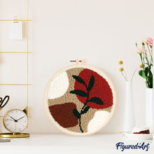 Cargar imagen en el visor de la galería, Punch Needle Abstracto botánico 3