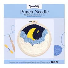 Cargar imagen en el visor de la galería, Punch Needle Luna escondida