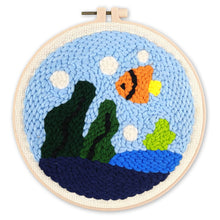 Cargar imagen en el visor de la galería, Punch Needle Vida oceánica