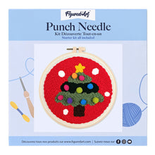 Cargar imagen en el visor de la galería, Punch Needle Árbol de Navidad 2