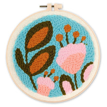 Cargar imagen en el visor de la galería, Punch Needle Flores silvestres