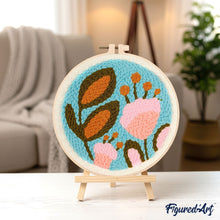 Cargar imagen en el visor de la galería, Punch Needle Flores silvestres