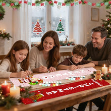 Cargar imagen en el visor de la galería, Pintar por Números Decoraciones de Puerta - Papá Noel y Reno