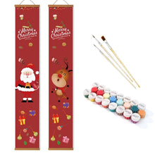 Cargar imagen en el visor de la galería, Pintar por Números Decoraciones de Puerta - Saludos Festivos
