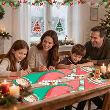 Cargar imagen en el visor de la galería, Pintar por Números Decoraciones de Puerta - Pequeños Duendes de Navidad