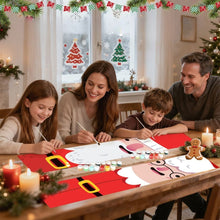 Cargar imagen en el visor de la galería, Pintar por Números Decoraciones de Puerta - Sonrisas de Invierno