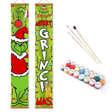 Cargar imagen en el visor de la galería, Pintar por Números Decoraciones de Puerta - Alegre y Gruñón