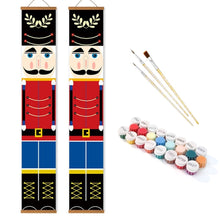 Cargar imagen en el visor de la galería, Pintar por Números Decoraciones de Puerta - Cascanueces Clásico