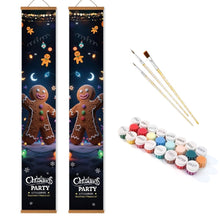 Cargar imagen en el visor de la galería, Pintar por Números Decoraciones de Puerta - Diversión de Pan de Jengibre