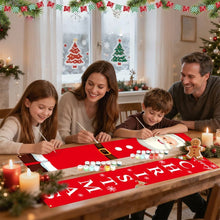 Cargar imagen en el visor de la galería, Pintar por Números Decoraciones de Puerta - Papá Noel Clásico