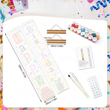 Cargar imagen en el visor de la galería, Pintar por Números Decoraciones de Puerta - Guirnalda de Confeti