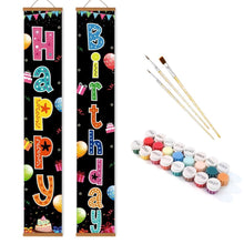 Cargar imagen en el visor de la galería, Pintar por Números Decoraciones de Puerta - Guirnalda Alegre