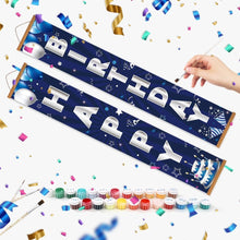 Cargar imagen en el visor de la galería, Pintar por Números Decoraciones de Puerta - Guirnalda de Cumpleaños