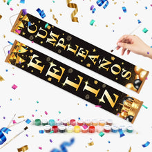 Cargar imagen en el visor de la galería, Pintar por Números Decoraciones de Puerta - Feliz Cumpleaños