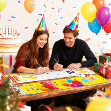 Cargar imagen en el visor de la galería, Pintar por Números Decoraciones de Puerta - Guirnalda de Globos