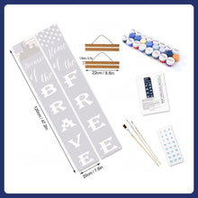 Cargar imagen en el visor de la galería, Pintar por Números Decoraciones de Puerta - Banderines Yankee