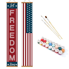 Cargar imagen en el visor de la galería, Pintar por Números Decoraciones de Puerta - Guirnalda de Estrellas