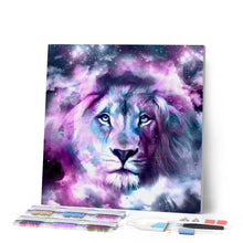 Cargar imagen en el visor de la galería, Punto De Cruz Diamante - Punto De Cruz Diamante - La Cabeza Del León - Figuredart - Leones Mascotas Punto De Cruz Diamante Animales