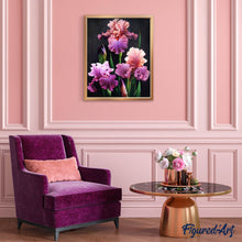 Cargar imagen en el visor de la galería, Punto De Cruz Diamante - Punto De Cruz Diamante - Flores Bonitas - Figuredart - Flores Punto De Cruz Diamante Flores