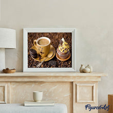 Cargar imagen en el visor de la galería, Punto De Cruz Diamante - Punto De Cruz Diamante - Café Y Galletas - Figuredart - Cocina Punto De Cruz Diamante Cocina