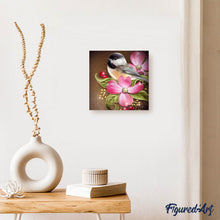 Cargar imagen en el visor de la galería, Punto De Cruz Diamante - Punto De Cruz Diamante - Pequeños Pájaros Y Flores - Figuredart - Flores Mascotas Punto De Cruz Diamante Animales