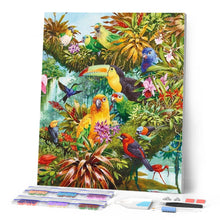 Cargar imagen en el visor de la galería, Diamond Painting - Tucán y otras aves