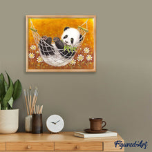 Cargar imagen en el visor de la galería, Diamond Painting - Panda en su hamaca