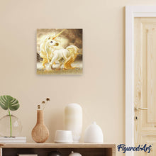 Cargar imagen en el visor de la galería, Punto De Cruz Diamante - Punto De Cruz Diamante - Unicornio Blanco - Figuredart - Mascotas Punto De Cruz Diamante Animales Unicornios