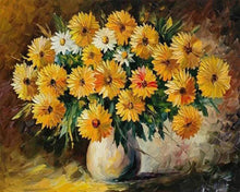 Cargar imagen en el visor de la galería, Punto De Cruz Diamante - Punto De Cruz Diamante - Ramo De Flores Amarillas - Figuredart - Flores Punto De Cruz Diamante Flores