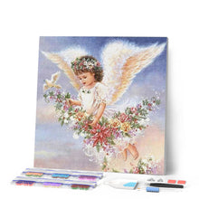 Cargar imagen en el visor de la galería, Punto De Cruz Diamante - Punto De Cruz Diamante - Poco Ángel - Figuredart - Punto De Cruz Diamante Religión