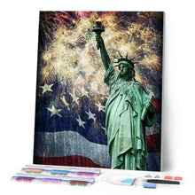 Cargar imagen en el visor de la galería, Punto De Cruz Diamante - Punto De Cruz Diamante - Estatua De La Libertad - Figuredart - Ciudad Punto De Cruz Diamante Ciudades