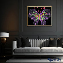 Cargar imagen en el visor de la galería, Punto De Cruz Diamante - Punto De Cruz Diamante - Mariposa Abstracta - Figuredart - Mariposas Mascotas Punto De Cruz Diamante Animales