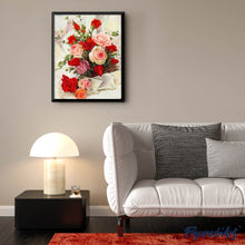 Cargar imagen en el visor de la galería, Punto De Cruz Diamante - Punto De Cruz Diamante - Rosas Composición - Figuredart - Flores Punto De Cruz Diamante Flores