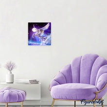 Cargar imagen en el visor de la galería, Punto De Cruz Diamante - Punto De Cruz Diamante - Unicornio Y Luna - Figuredart - Mascotas Paisajes Punto De Cruz Diamante Animales Punto De