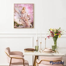 Cargar imagen en el visor de la galería, Punto De Cruz Diamante - Punto De Cruz Diamante - Hada Bonita - Figuredart - Punto De Cruz Diamante Romanticismo Romántico