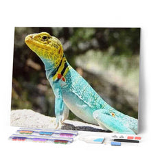Cargar imagen en el visor de la galería, Punto De Cruz Diamante - Punto De Cruz Diamante - Lagartija - Figuredart - Mascotas Punto De Cruz Diamante Animales