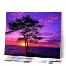 Cargar imagen en el visor de la galería, Punto De Cruz Diamante - Punto De Cruz Diamante - La Puesta Del Sol Y El Océano - Figuredart - Paisajes Punto De Cruz Diamante Paisajes