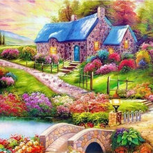Cargar imagen en el visor de la galería, Punto De Cruz Diamante - Punto De Cruz Diamante - Casa De Campo Colorido - Figuredart - Paisajes Punto De Cruz Diamante Paisajes