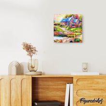 Cargar imagen en el visor de la galería, Punto De Cruz Diamante - Punto De Cruz Diamante - Casa De Campo Colorido - Figuredart - Paisajes Punto De Cruz Diamante Paisajes