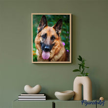 Cargar imagen en el visor de la galería, Punto De Cruz Diamante - Punto De Cruz Diamante - Pastor Alemán - Figuredart - Mascotas Punto De Cruz Diamante Animales