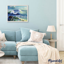 Cargar imagen en el visor de la galería, Punto De Cruz Diamante - Punto De Cruz Diamante - Océano Desencadenó - Figuredart - Paisajes Punto De Cruz Diamante Paisajes