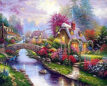 Cargar imagen en el visor de la galería, Punto De Cruz Diamante - Punto De Cruz Diamante - Río De Invierno - Figuredart - Invierno Paisajes Punto De Cruz Diamante Paisajes