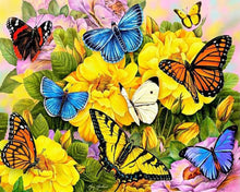 Cargar imagen en el visor de la galería, Punto De Cruz Diamante - Punto De Cruz Diamante - Familia Mariposas - Figuredart - Mariposas Mascotas Punto De Cruz Diamante Animales