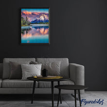 Cargar imagen en el visor de la galería, Punto De Cruz Diamante - Punto De Cruz Diamante - Paisaje De La Montaña Y El Lago - Figuredart - Montañas Paisajes Punto De Cruz Diamante