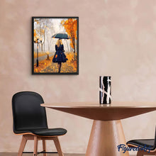 Cargar imagen en el visor de la galería, Punto De Cruz Diamante - Punto De Cruz Diamante - Mujer En La Lluvia - Figuredart - Paisajes Punto De Cruz Diamante Paisajes
