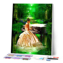 Cargar imagen en el visor de la galería, Diamond Painting - Lección de Piano