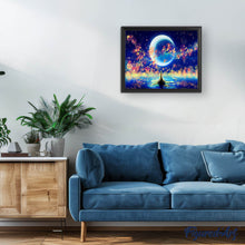 Cargar imagen en el visor de la galería, Diamond Painting - Reflexiones de luna y magia