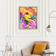 Cargar imagen en el visor de la galería, Punto De Cruz Diamante - Punto De Cruz Diamante - Pájaro Y Flores - Figuredart - Flores Mascotas Punto De Cruz Diamante Animales Punto De