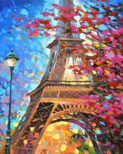 Cargar imagen en el visor de la galería, Diamond Painting - Torre Eiffel romántica