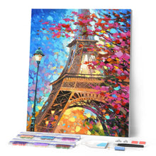 Cargar imagen en el visor de la galería, Diamond Painting - Torre Eiffel romántica